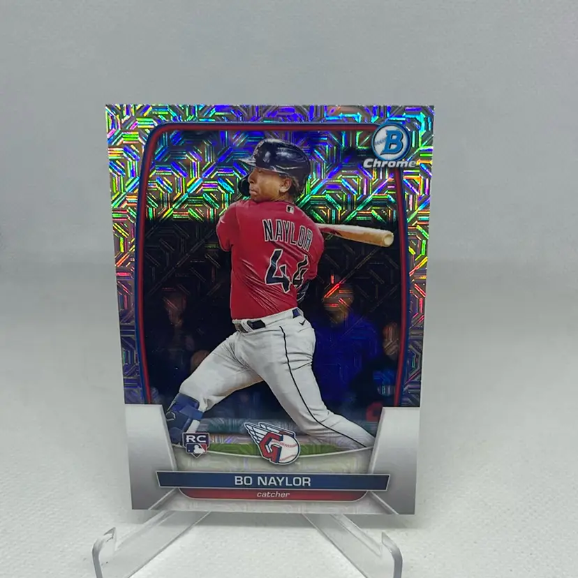 2023 Bowman Chrome Bo Naylor Mega Box Mojo Refractor #60 Rookie RC Guardians
