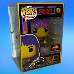 Funko Pop! Vinyl: Stranger Things - Eddie with Guitar (Black Light) - Target (T)