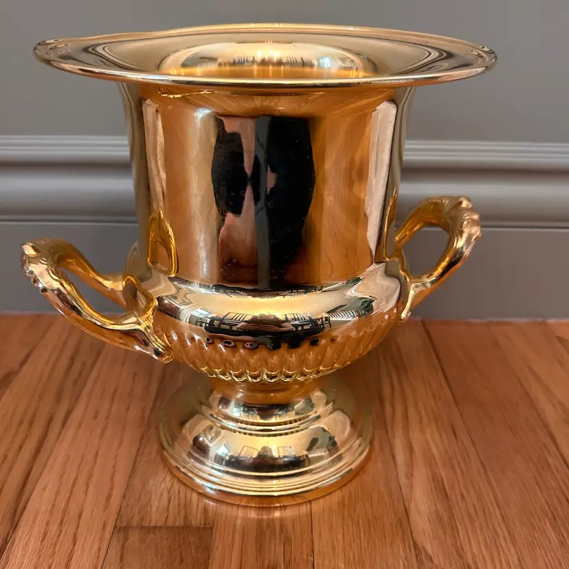 Leonard Gold Electroplated Champagne Chiller