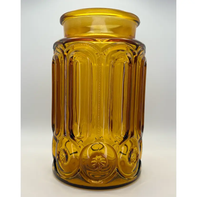Amber Moon And Stars Jar