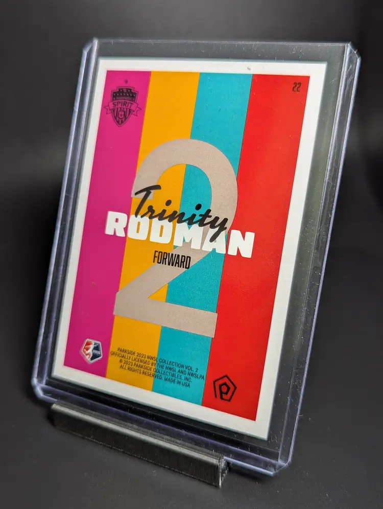 2023 Parkside NWSL Vol 2 Trinity Rodman Pop Art Washington Spirit