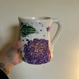 Bella Casa By Ganz Floral Ceramic Mug