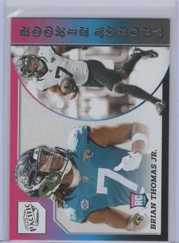 2024 Encore Brian Thomas Jr. Rookie Aurora #10 RC