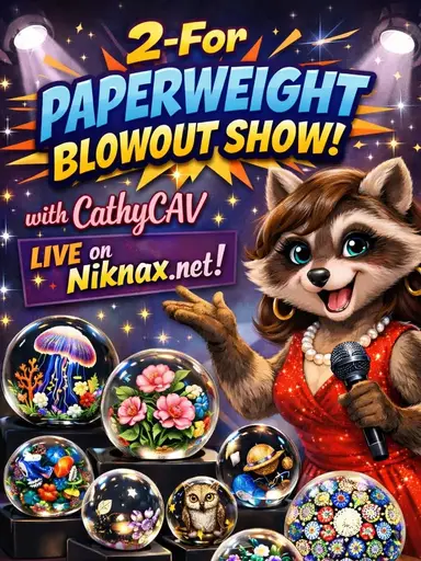 TWO-FOR PAPERWEIGHTS! Great Deals!