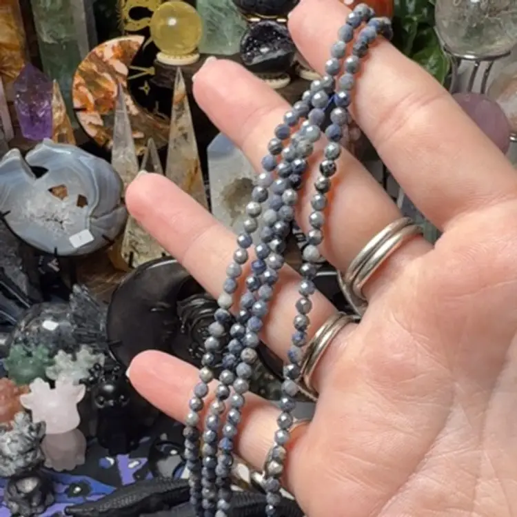 Iolite Faceted 3.5mm Bracelet