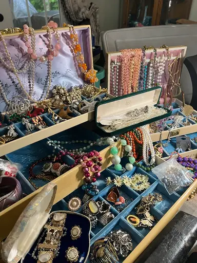 Vintage Jewelry, Only The Good Stuff, Sets And Signed Pieces, Cameos Micro Mosaics, Art Deco Cloisonné And More.