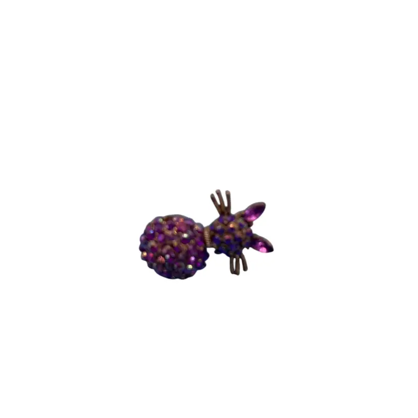 Very Old AB Violet Cat 🐈 Pin/brooch 1 1/4” High