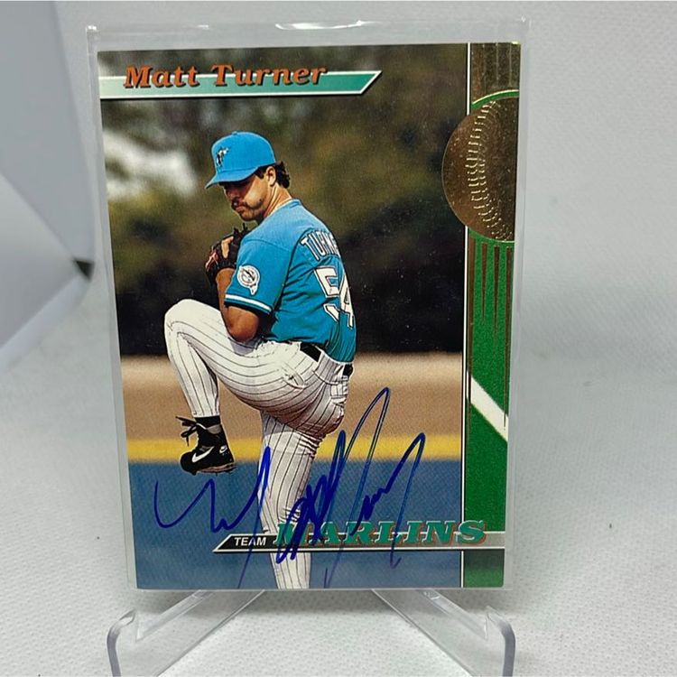 1993 Topps Stadium Club Matt Turner #27 Florida Marlins 