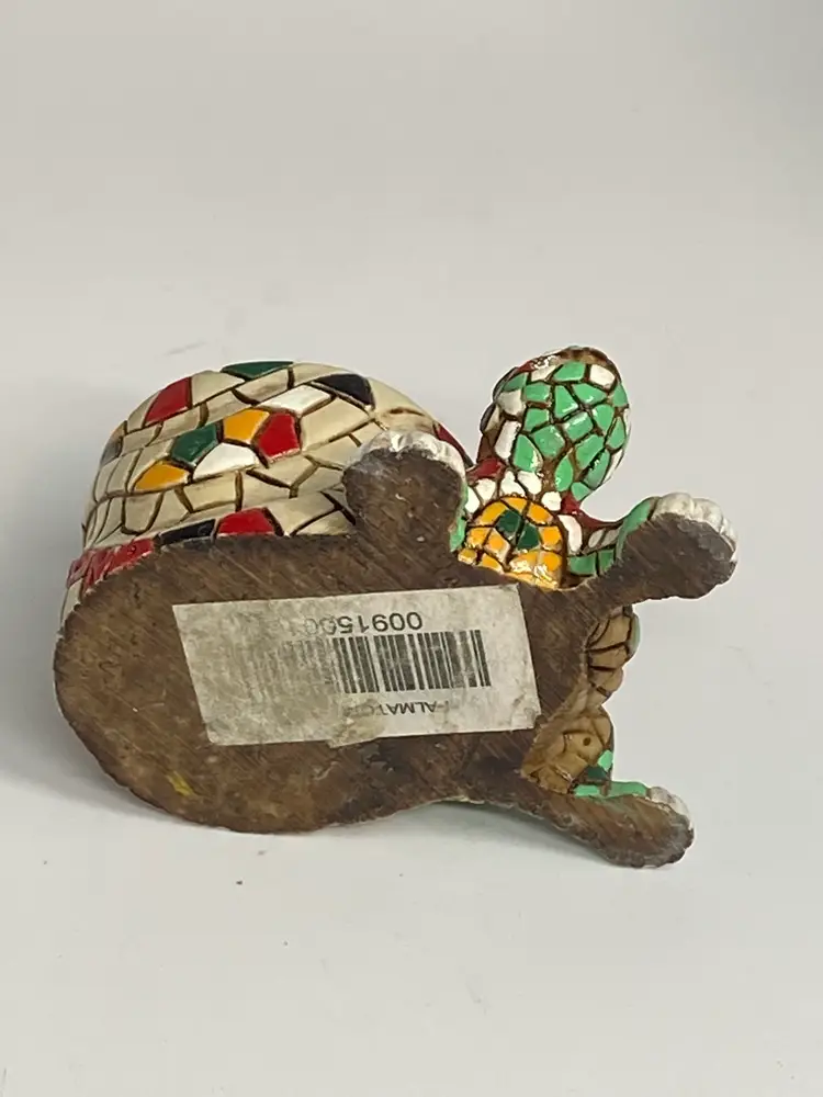 Barcino Mosaic Figurine Handcrafted in Spain Using Vibrant Trencadis Mosaic Technique