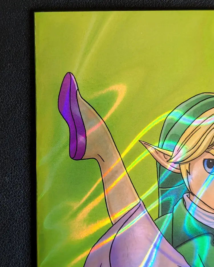 Fame: Shigeru Miyamoto | Zelda J. Scott Campbell Homage Green Lava Foil /10
