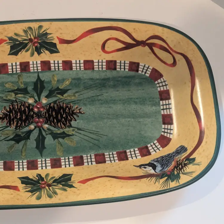 Lenox Winter Greetings Serving Dish 14 3/8"