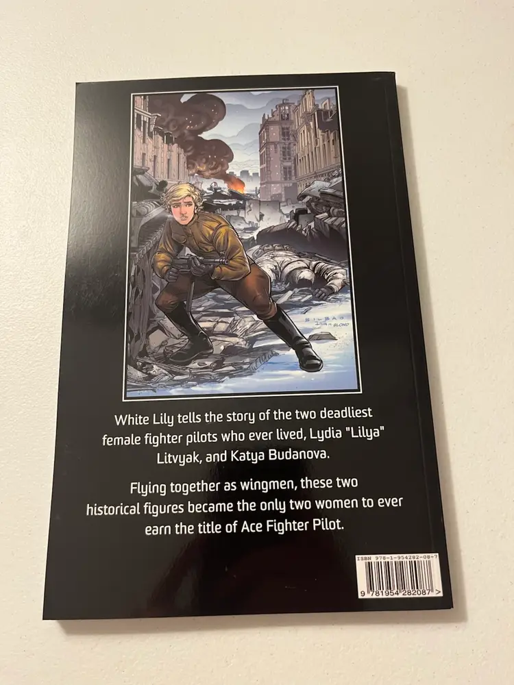 White Lily Graphic Novel – AWA Studios – WWII Spy Thriller – Softcover