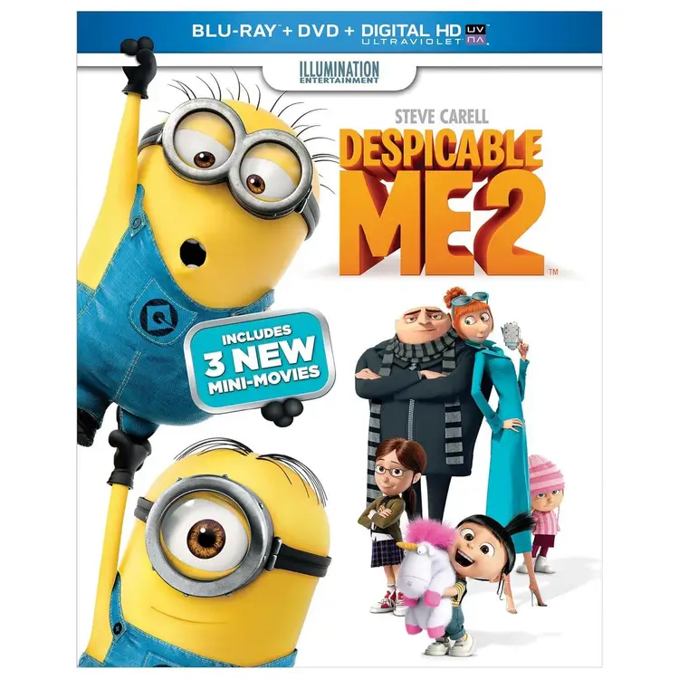 Despicable Me 2 [Blu-ray] DVD LIKE NEW
