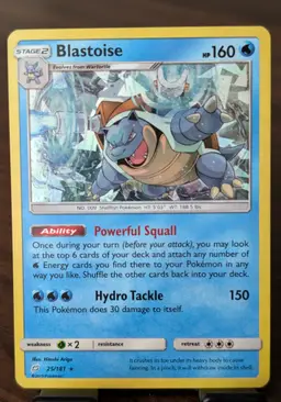 Blastoise 25/181 Deck Exclusives Cracked Ice LP
