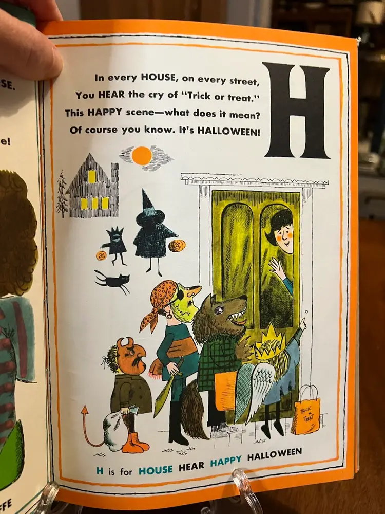1965 ABC123 BOOK- HALLOWEEN! CHRISTMAS! FAIRIES!!