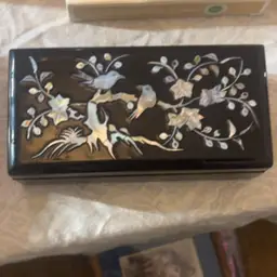 Mother Of Pearl Inlay Box