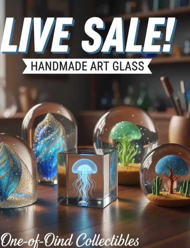 Paperweight & Art Glass  Sale With Kels 