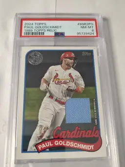 2024 Paul Goldschmidt Topps Patch PSA 8