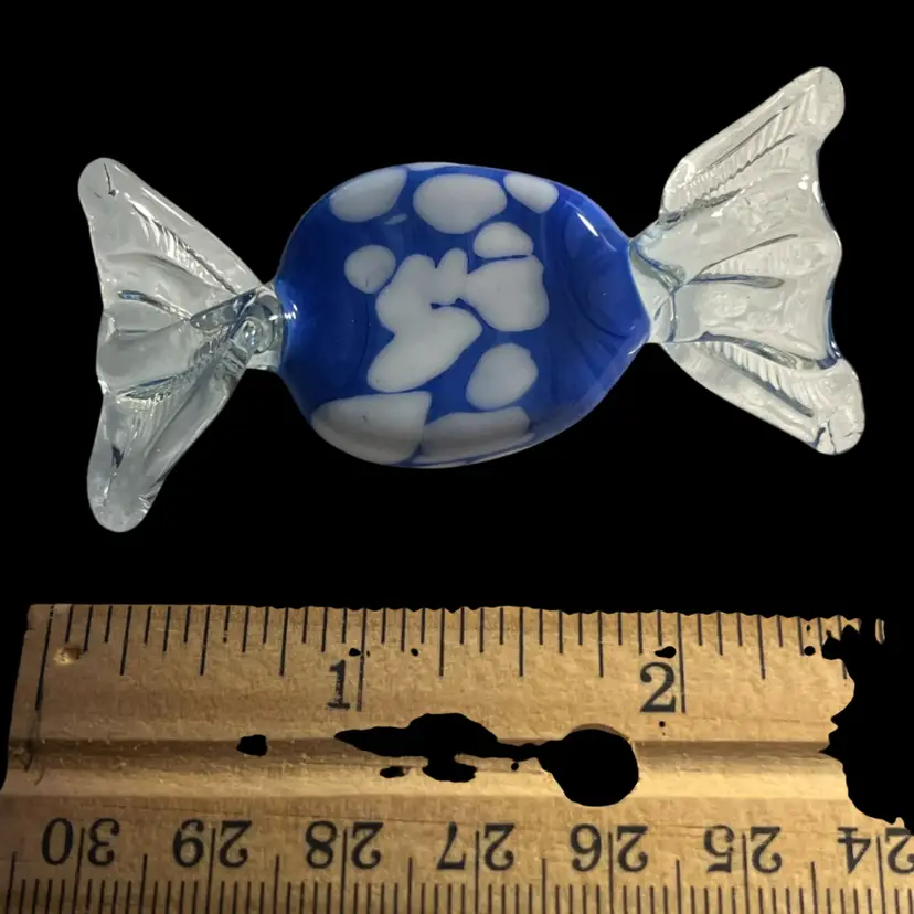 Vintage Unknown Artist Handblown Glass Candy Under 3β