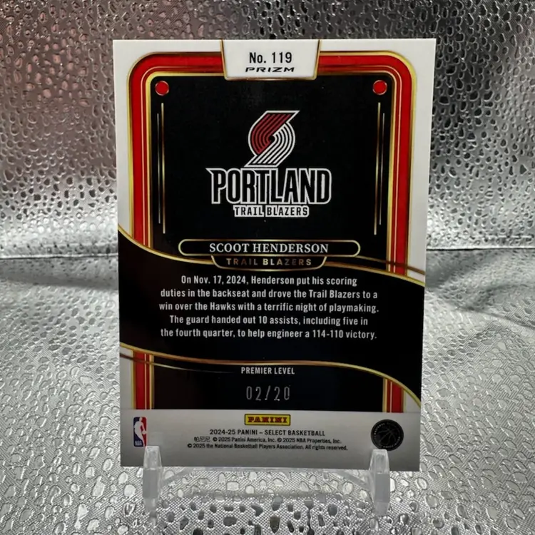 Scoot Henderson Portland Trail Blazers /20