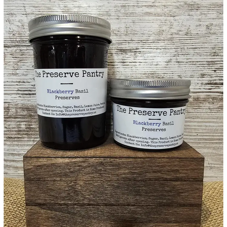 Blackberry Basil Preserves
