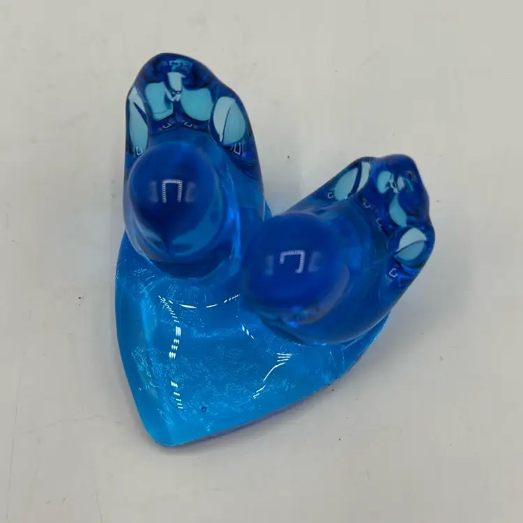 Leo Ward 1997 Double Blue Birds On Heart