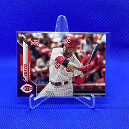 2020 Topps UK Edition Joey Votto Purple Parallel /50 Cincinnati Reds