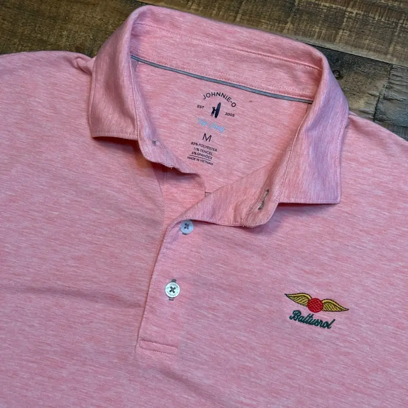 Johnnie-O Baltusrol Top Shelf Performance Polo Shirt Mens Sz M ⛳️