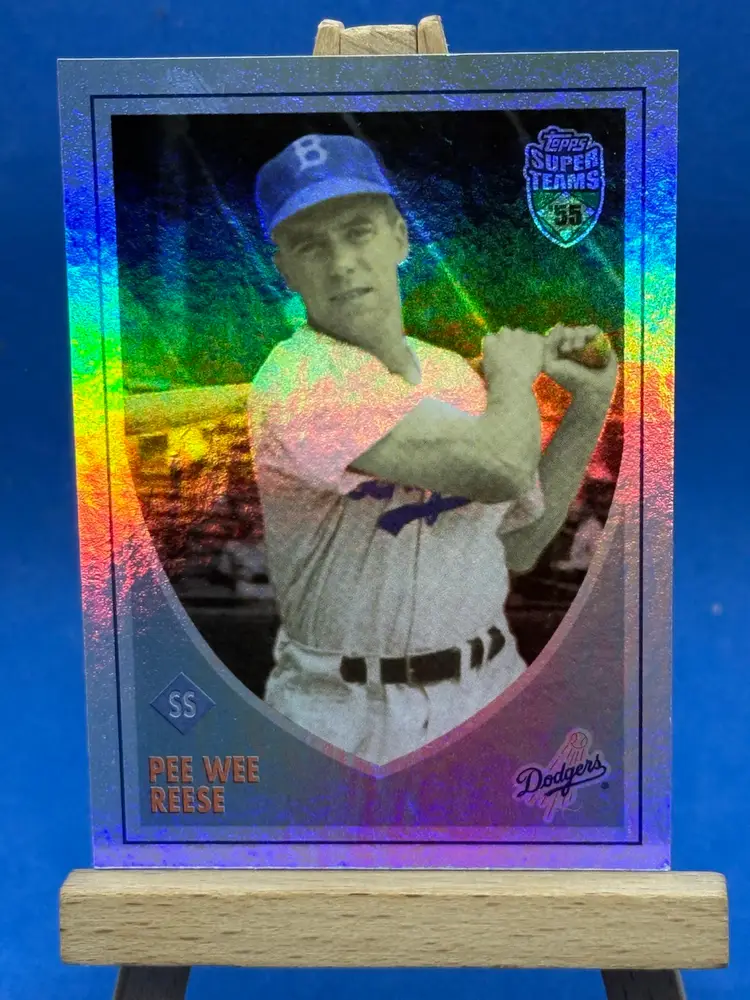 2002 Topps Super Teams Pee Wee Reese Retrofractor /1955 A60