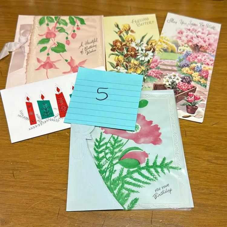 Vintage Greeting Card Lot 5