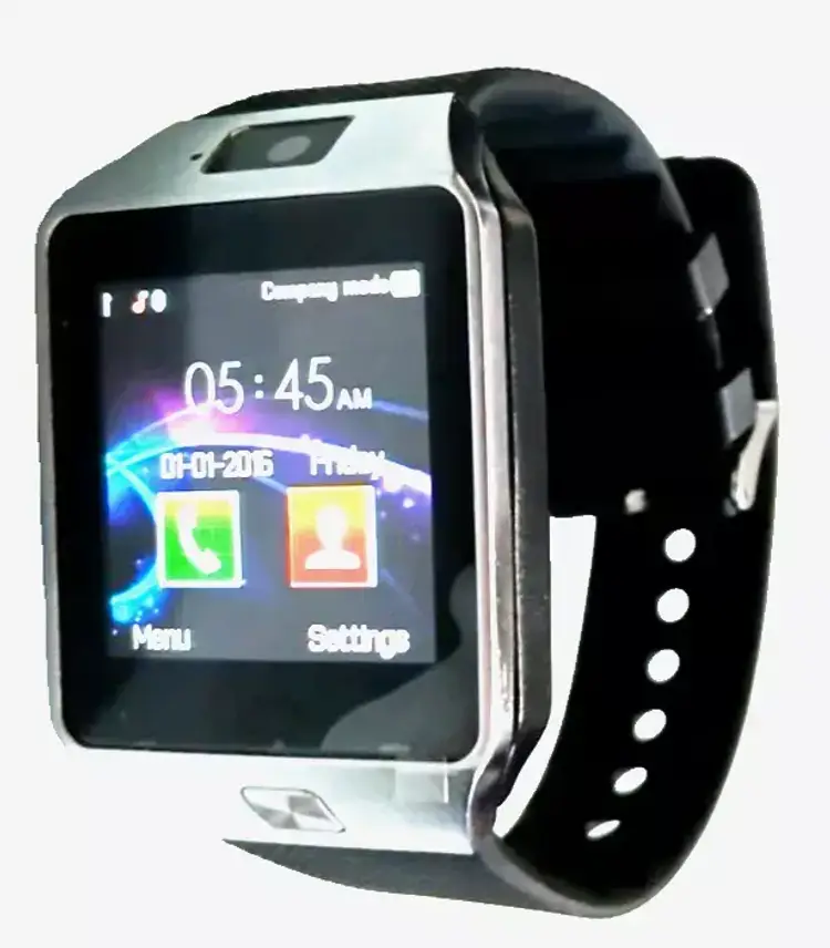 Smartwatch Android Black Band Call, Email, Fitness, Bluetooth, Time, Music