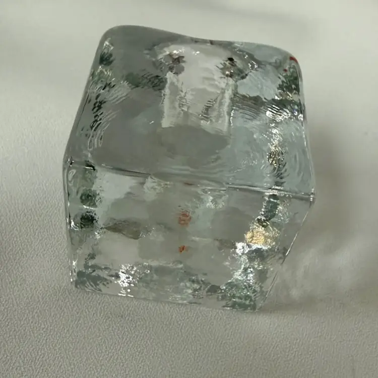 BLENKO ICE CUBE CANDLE HOLDER