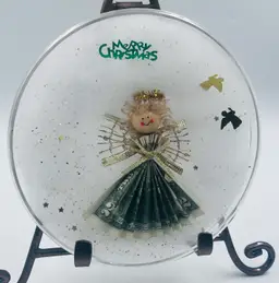 Crafted Christmas Angel - This Little Angel isn't Just singing "Merry christmas" She's Wearing Two Bucks Worth of Holiday Spirit!