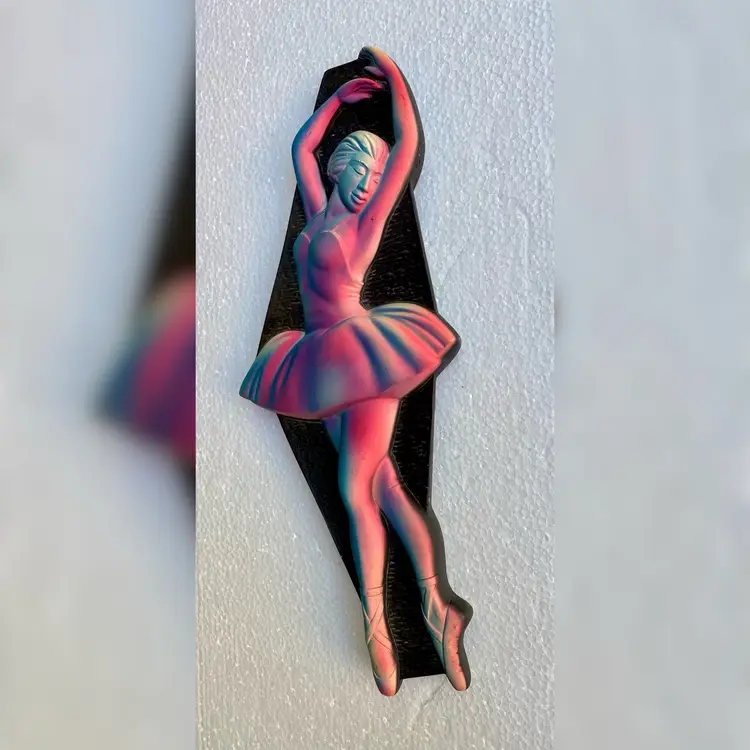 Vintage 1964 Miller Studios Chalk Ware Ballerina