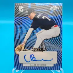 Caleb Bonemer 2023 Leaf Metal Perfect Game Blue Mojo Auto 1/1 Chicago White Sox