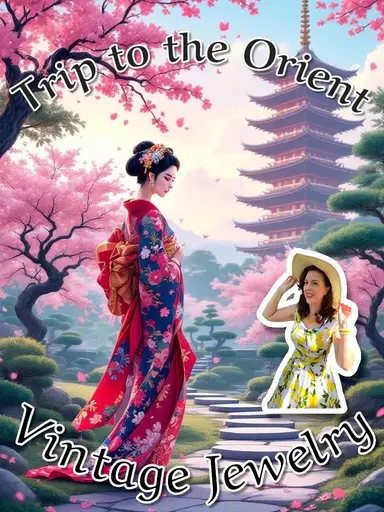 Join Me On A Trip To To Orient🏯Gorgeous Vintage Asian Themed Jewelry Show!🥰
