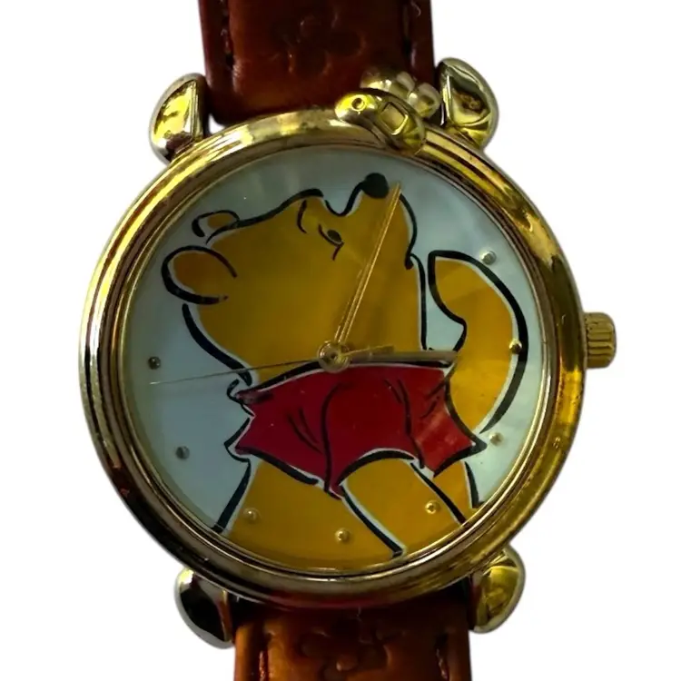 Disney Watch 48 Vintage Timex Winnie The Pooh Original Band “Bee Yourself” Watch