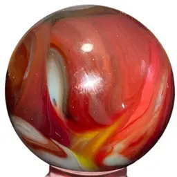 SALE! Signed Andy Davis Art Glass Marble 1.5”