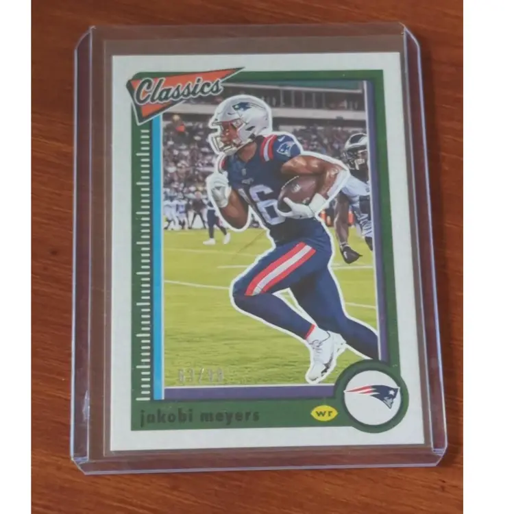 2022 Panini Classics Jakobi Meyers Red Back Parallel /99 New England Patriots