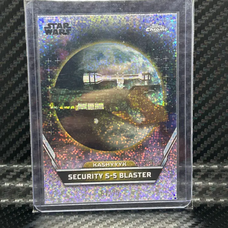 2024 Topps Hyperspace Security S-5 Blaster /75 Galactic Dust Refractor