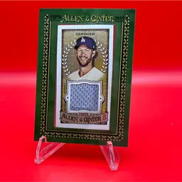 Clayton Kershaw 2024 Topps Allen & Ginter Mini Framed Relic Los Angeles Dodgers