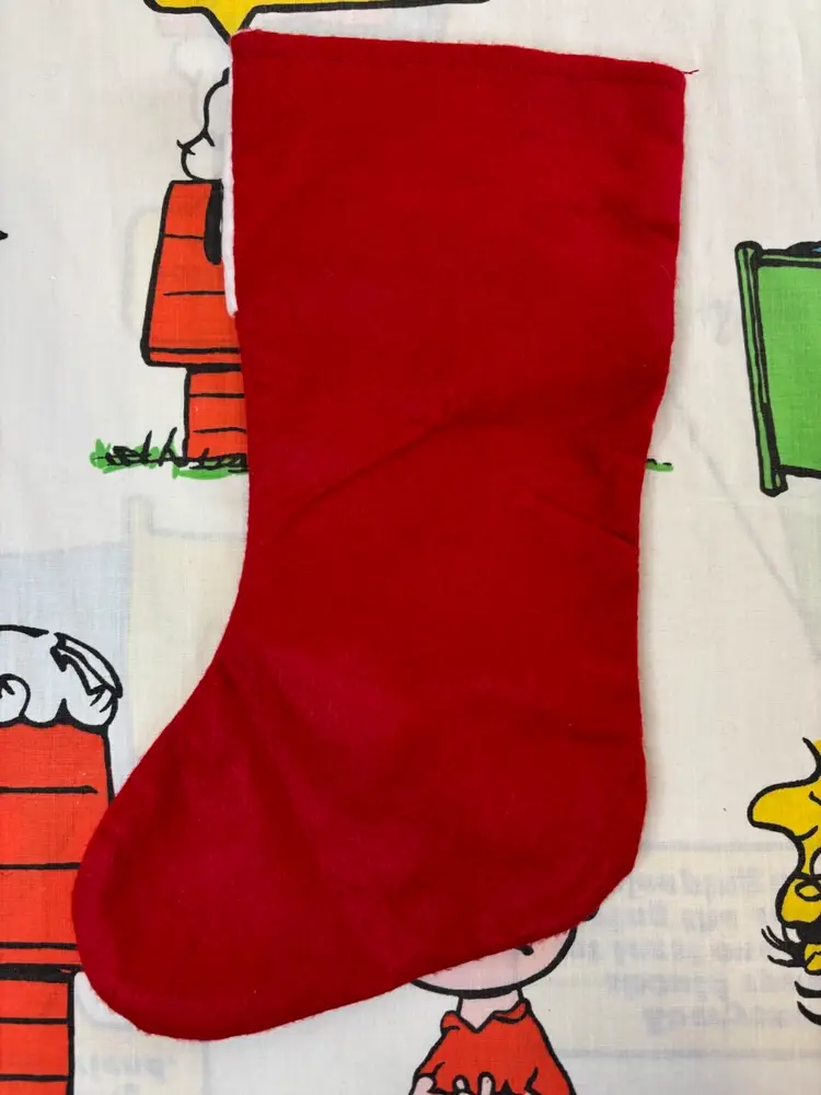 Snoopy Stocking Made by Ruz