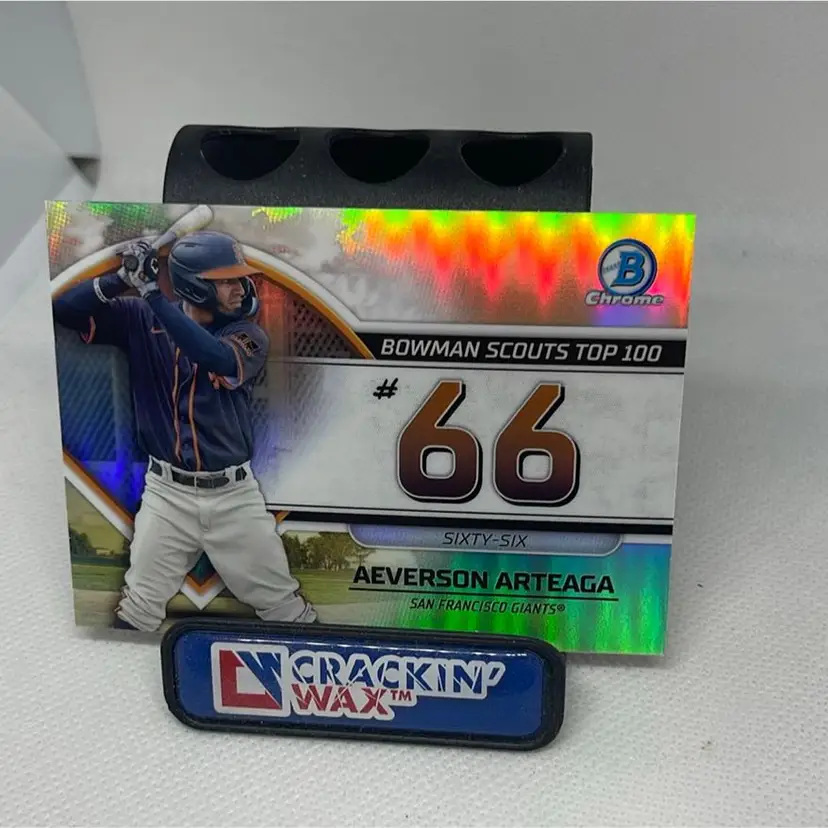 2023 Bowman Chrome Bowman Scouts Averson Arteaga #BTP-66 San Fransisco Giants