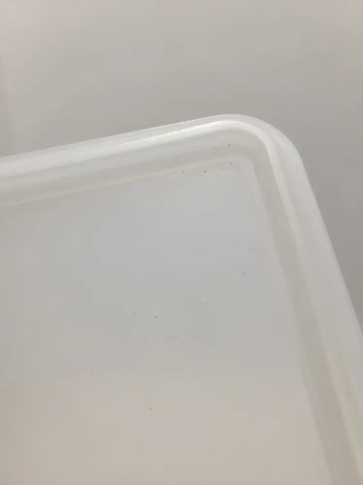 vintage Tupperware rectangle clear replacement lid ONLY #678-10 EUC 12" x 6.5"