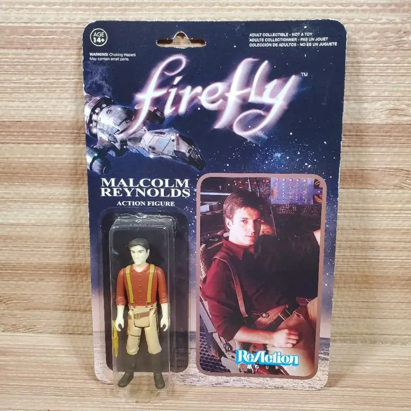 Reaction Figures Firefly Malcolm Reynolds Action Figure Funko Super 7