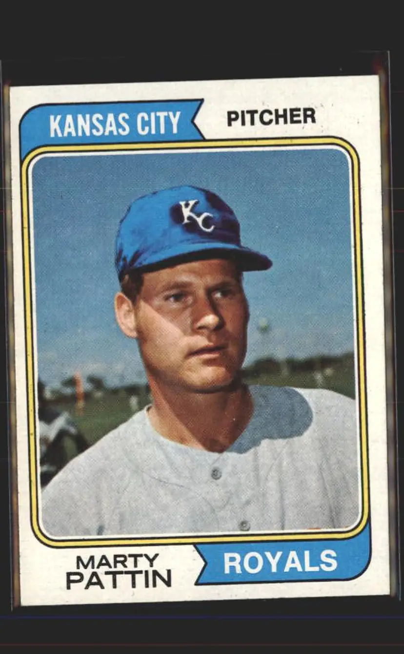 1974 Topps #583 Marty Pattin - (pk5) - Kansas City Royals