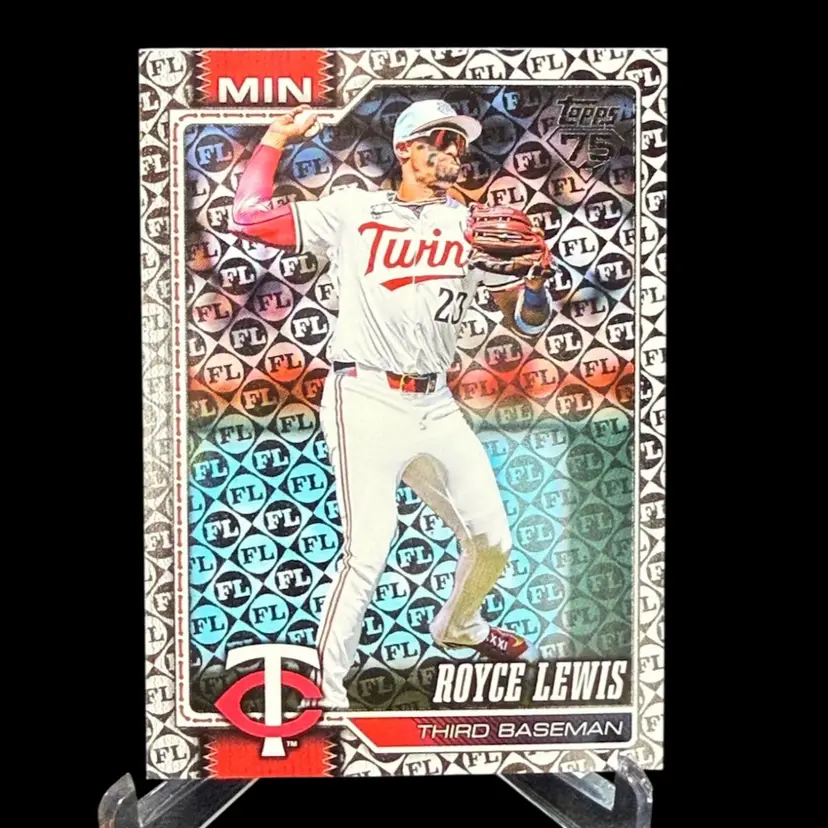 Royce Lewis 2026 Topps Series 1 #115 Spring Training FOIL SP Parallel Twins