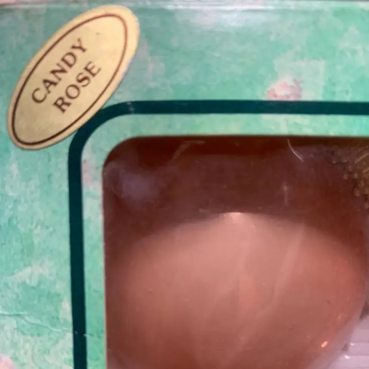 6 Vintage Glass XMAS Ornaments With Crowns by Krebs  (Candy Rose)