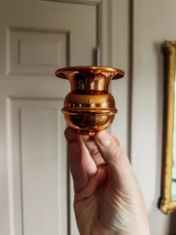 Mini Copper Spittoon