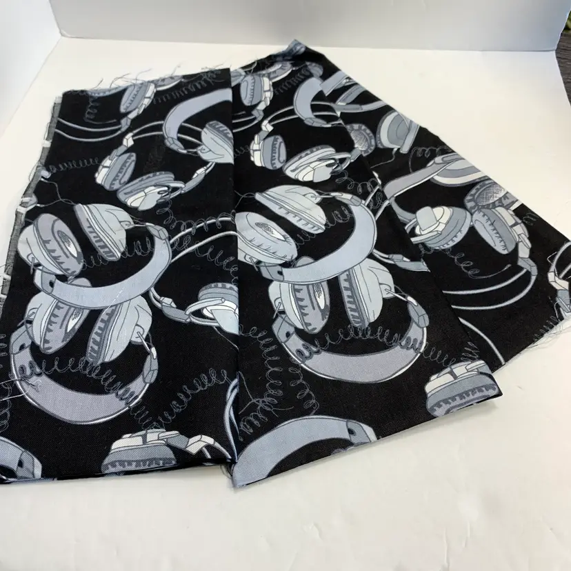 3-Headphones Fat Quarters